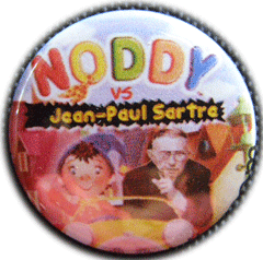 The Nid-dy Vs Jean-Paul Satre Badge