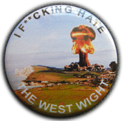 The I F**king Hate the West Wight Badge